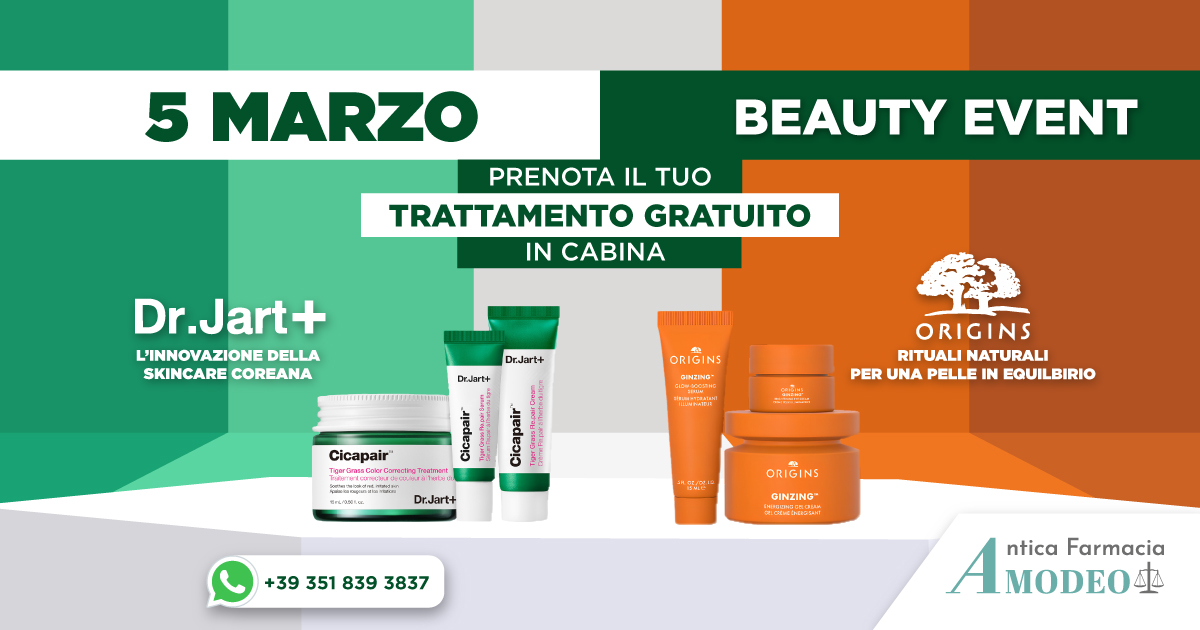 Beauty Event in Antica Farmacia Amodeo: una giornata dedicata alla tua pelle