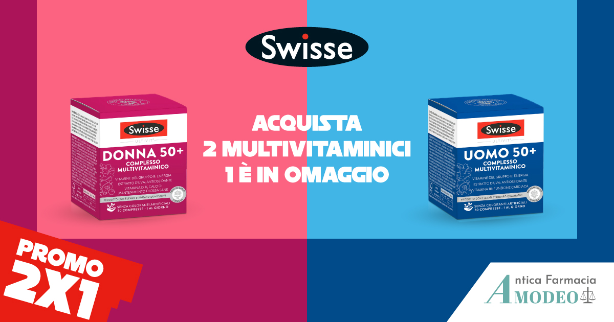 Benessere quotidiano: la promo Swisse in Antica Farmacia Amodeo
