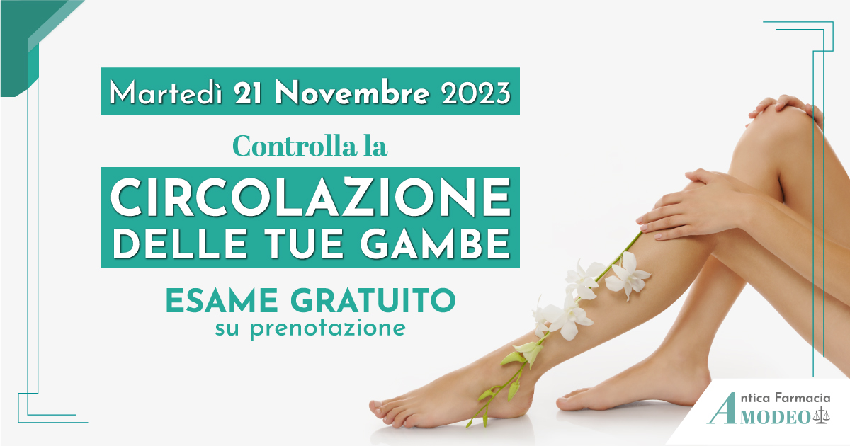 21 novembre: check up gambe